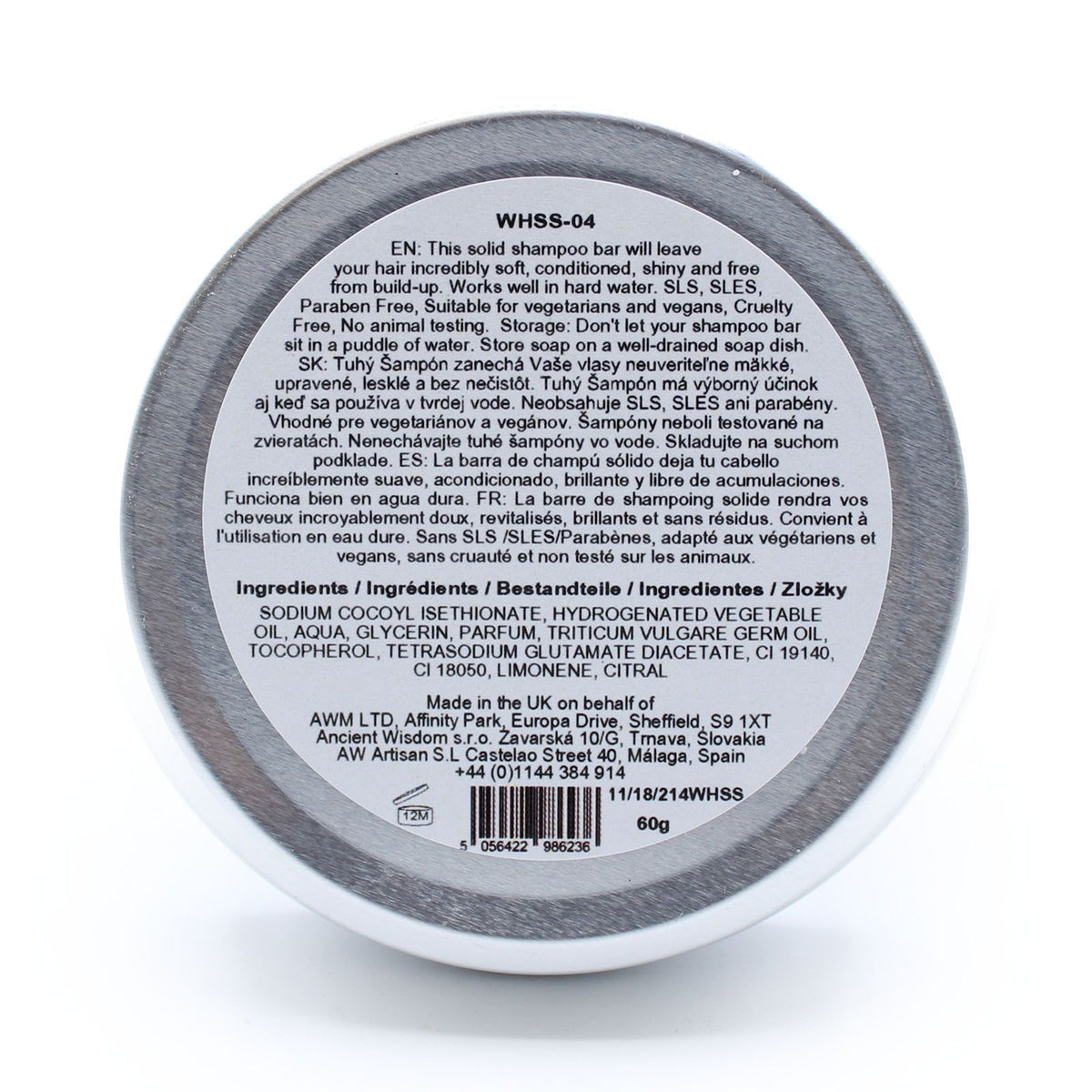 Wild Hare Tutti Frutti Solid Shampoo – 60g