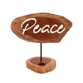 Peace Candle Holder Sign