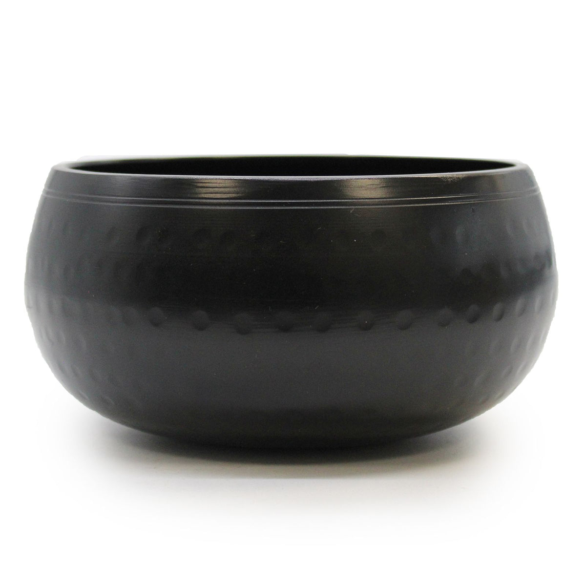 Medium Black Beaten Singing Bowl – 15cm