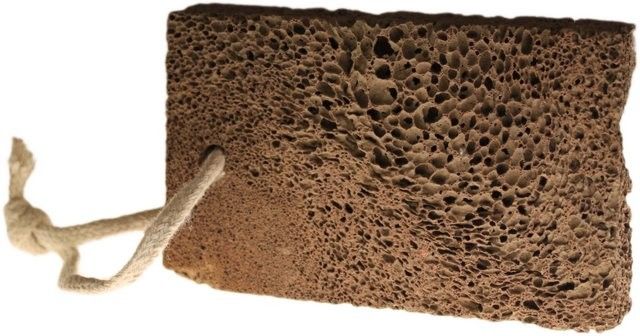 Square Volcanic Lava Foot Stone