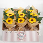 Two Sunflower Soap Flower Bouquet