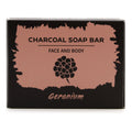 Geranium Charcoal Soap Bar – 85g