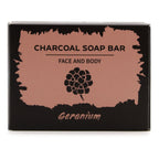 Geranium Charcoal Soap Bar – 85g
