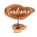 Welcome Sign Candle Holder