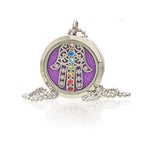 Hamsa Chakra Aromatherapy Jewellery Necklace – 30mm
