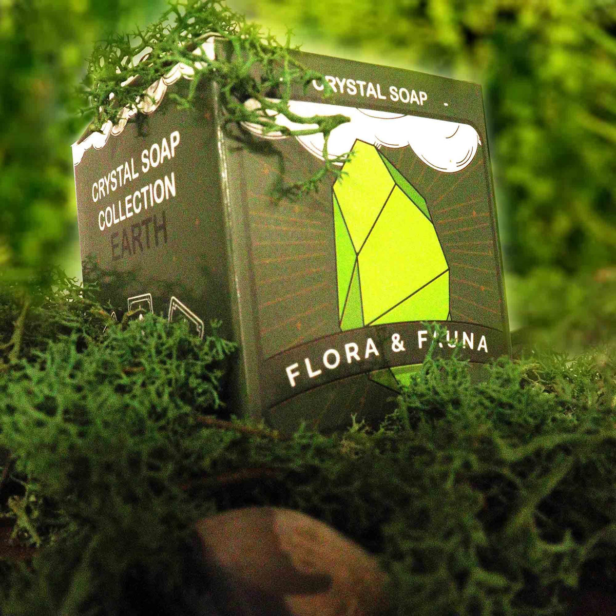 Earth Element Crystal Soap