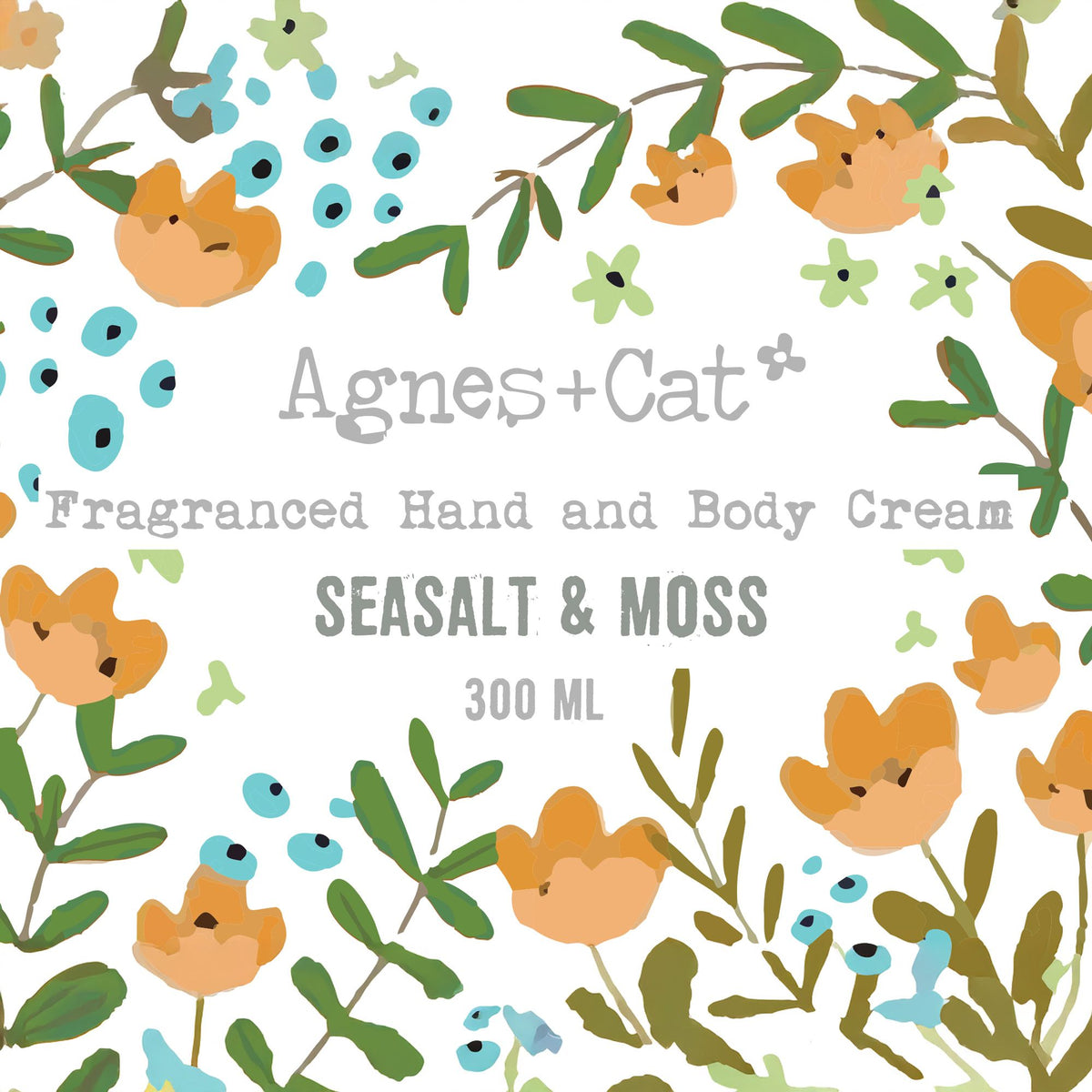 Sea Salt & Moss Hand and Body Cream – 300ml