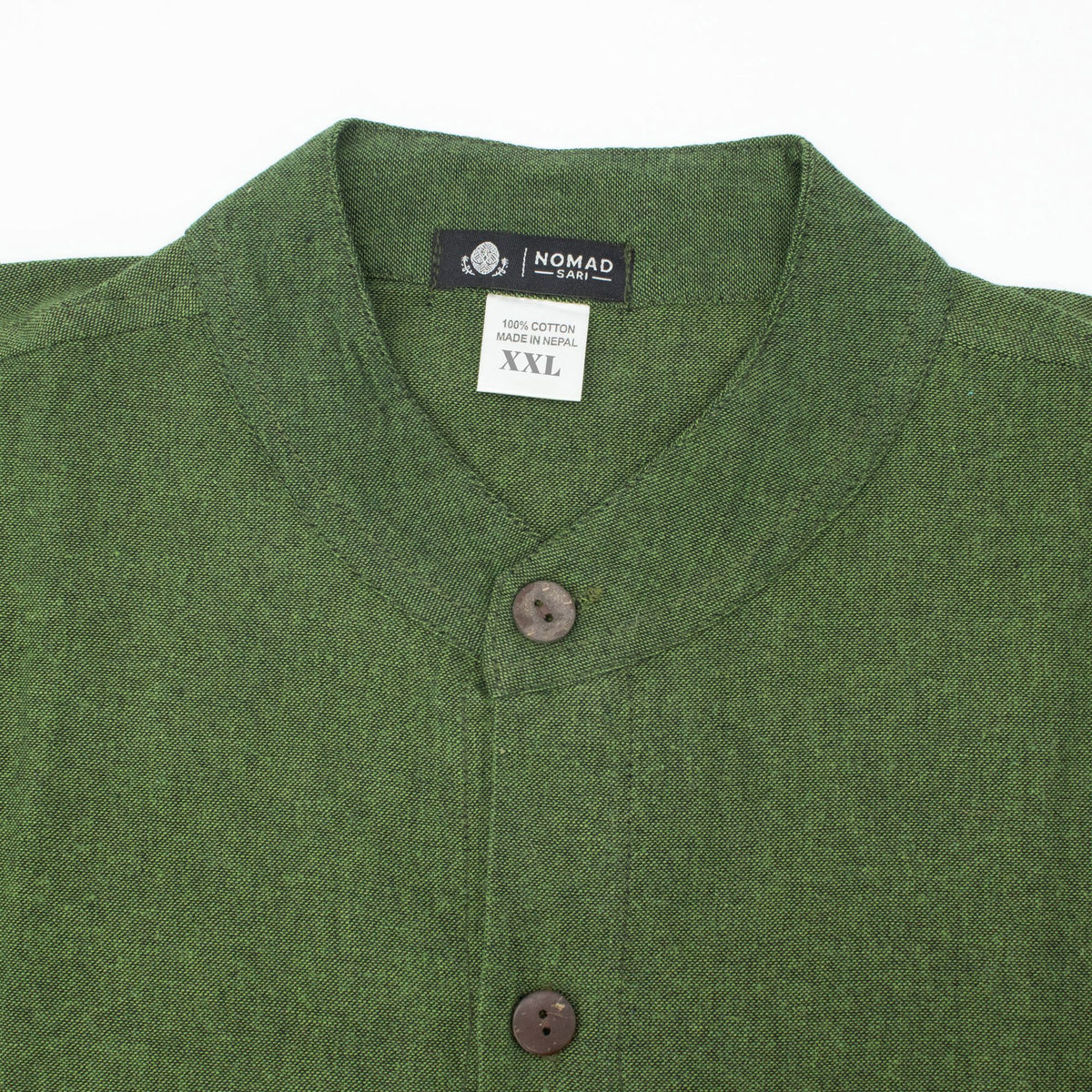 Nomad Sari Kathmandu Shirt – Forest Green, XXL