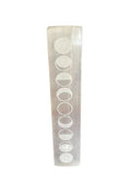 Selenite Charging Plate with Moon Cycles – 20cm
