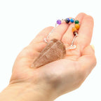 Rose Quartz Orgonite Chakra Pendulum