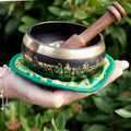 Green Tara Singing Bowl Set – 10cm, 380g
