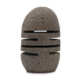 Natural Riverstone Standing Stone Candle Holder