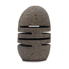 Natural Riverstone Standing Stone Candle Holder