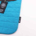 Turquoise Padded Laptop Pouch – 14oz Stonewash