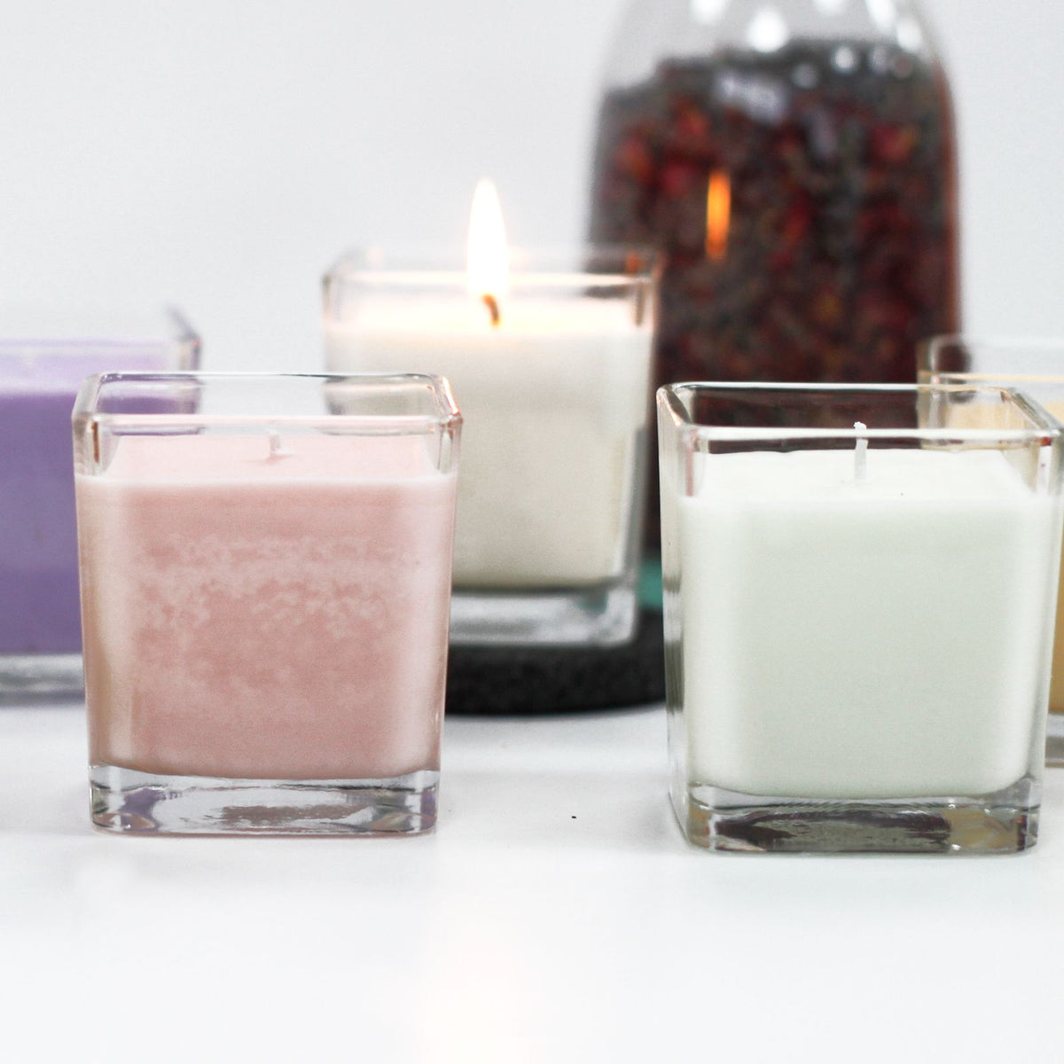 Pomegranate and Orange Soy Wax Jar Candle