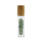 Aventurine Gemstone Roller Bottle with Wooden Cap – 5ml
