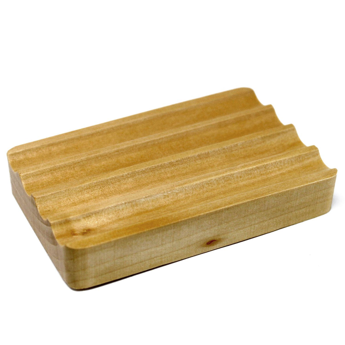 Corrugated Wooden Soap Dish