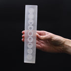 Selenite Charging Plate with Moon Cycles – 20cm