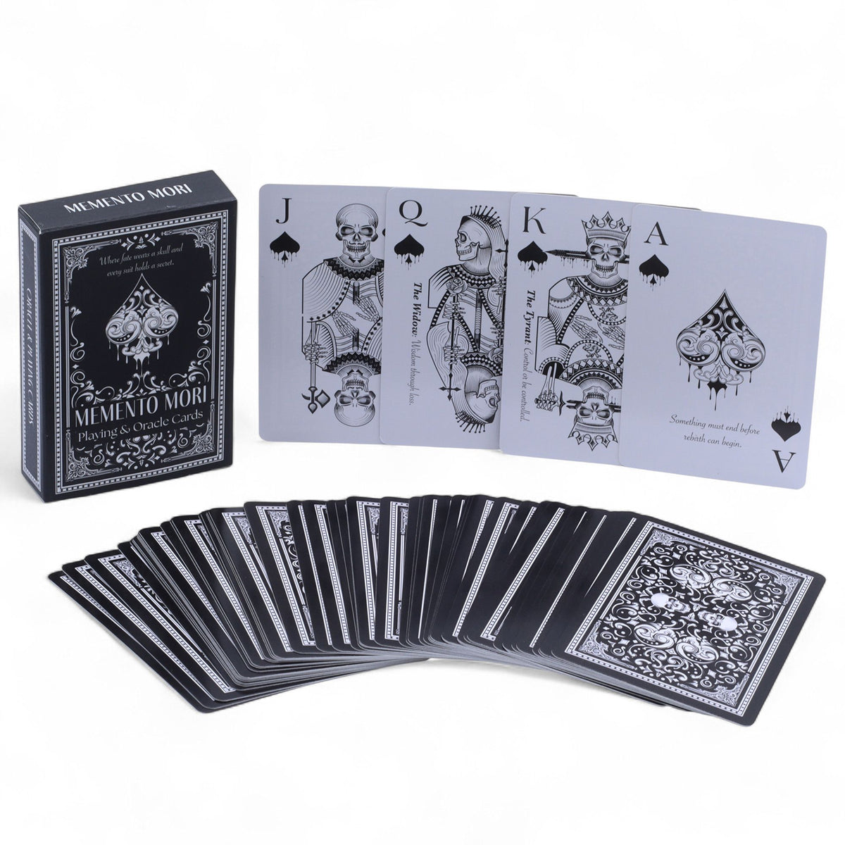 Memento Mori Gothic Playing Oracle Cards