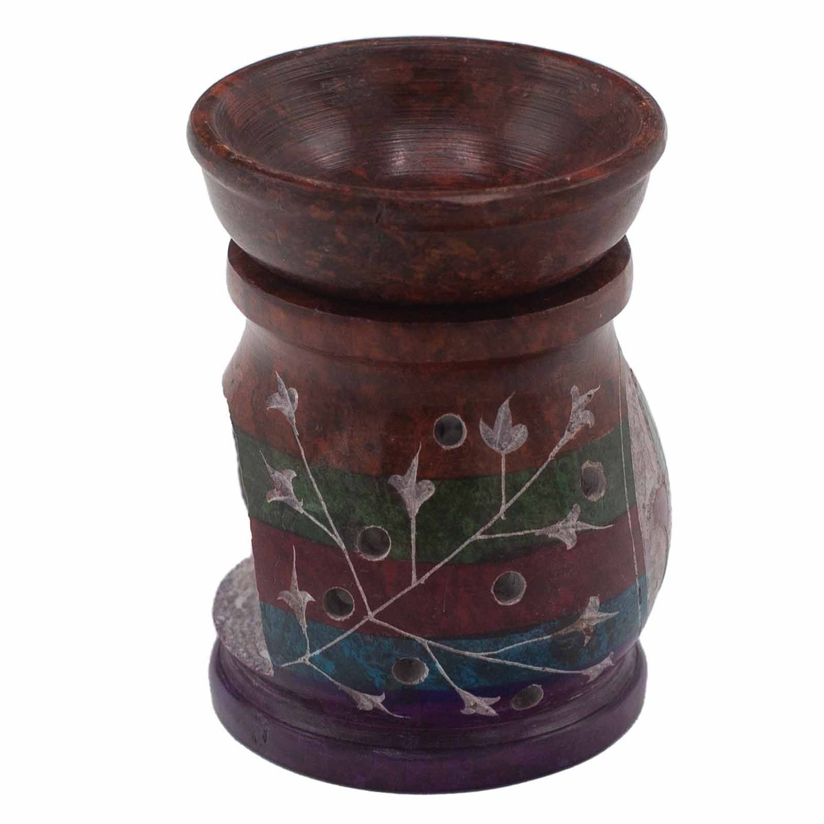 Hamsa Soapstone Oil Burner – 10cm