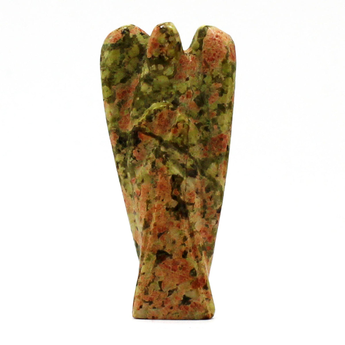 Unakite Gemstone Angel Figure