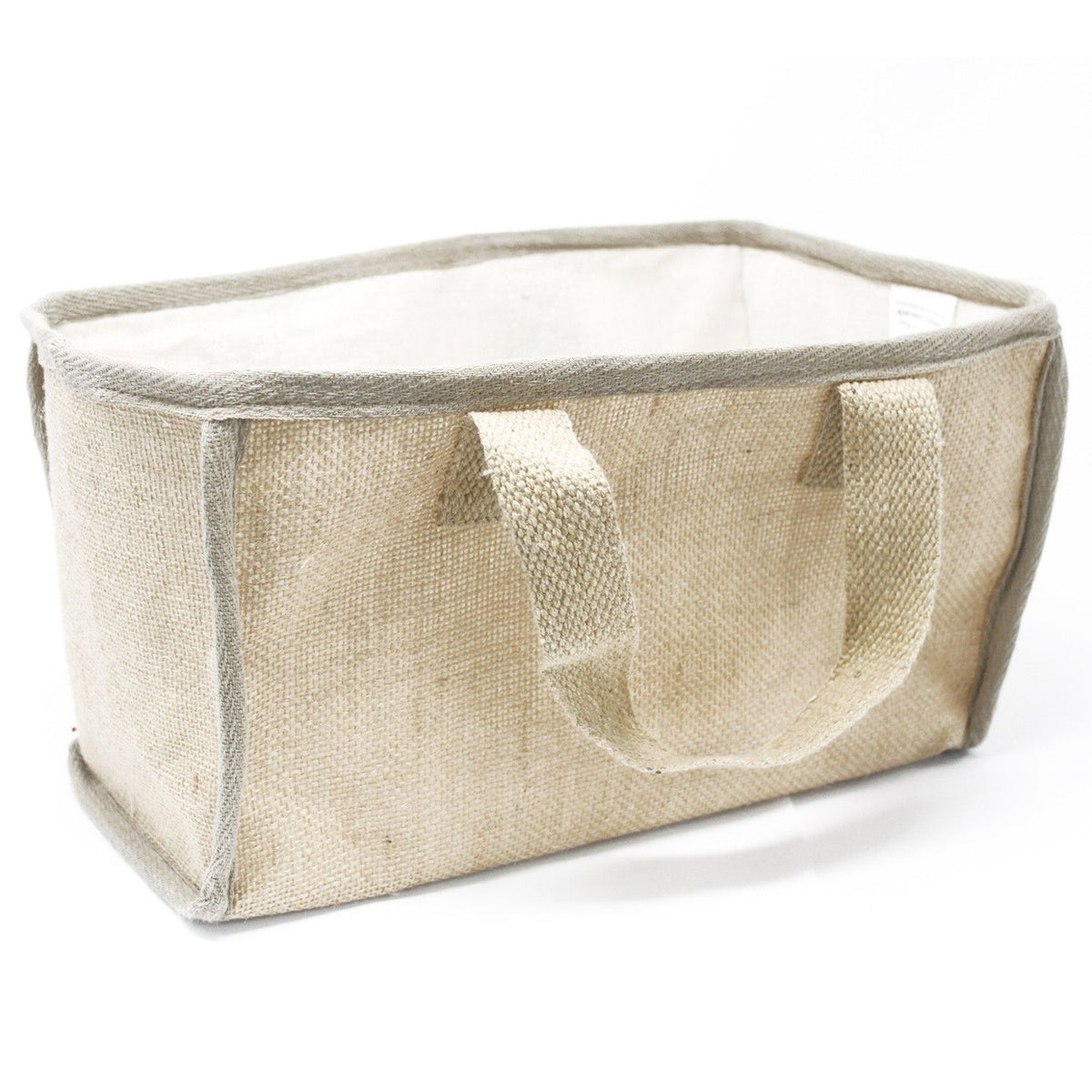 Natural Jute Stacking Shopping Basket – 33 × 18 × 20cm