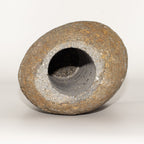 Natural Riverstone Standing Candle Holder – 10 × 13 × 22cm