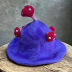 Felted Mushroom Hat – Dreamy Purple Haze