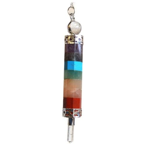 Seven Chakra Gemstone Pendulum