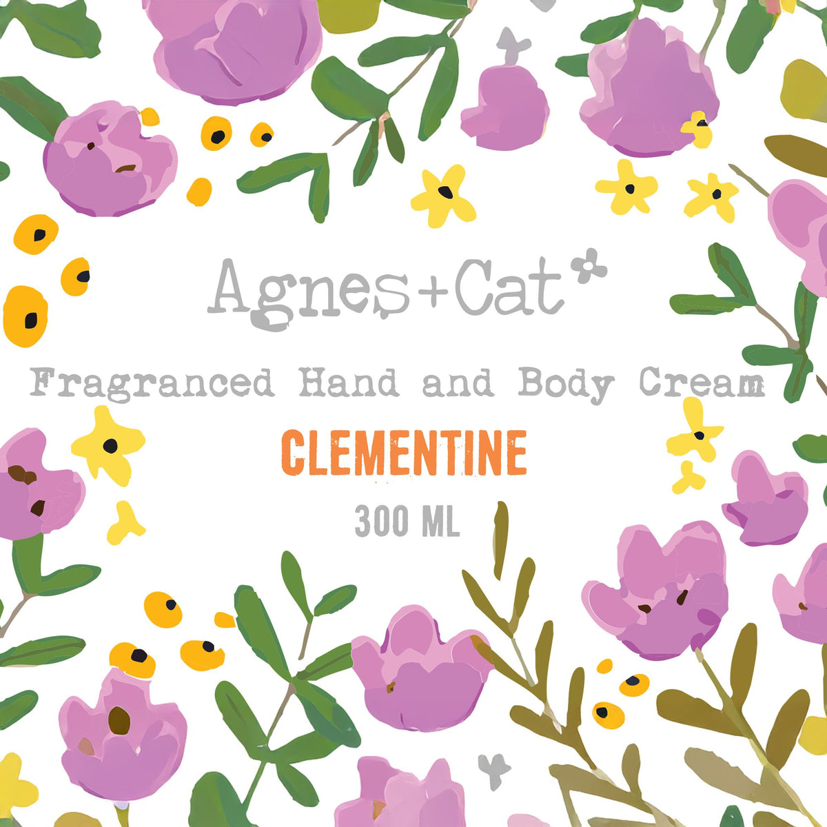 Clementine Hand and Body Cream – 300ml