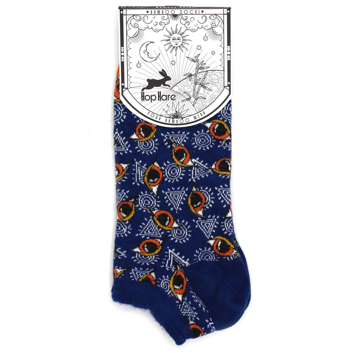 Egyptian Pyramids Bamboo Trainer Socks – UK 36–40