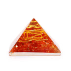 Orgonite Pyramid with Gem Chips and Copper – 25mm