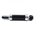 Black Agate Hexagonal Crystal Wand – 12cm