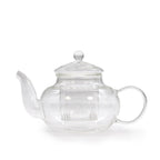 Round Pearl Glass Infuser Teapot – 400ml