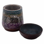 Large Elephant Soapstone Oil Burner – 13 × 10cm