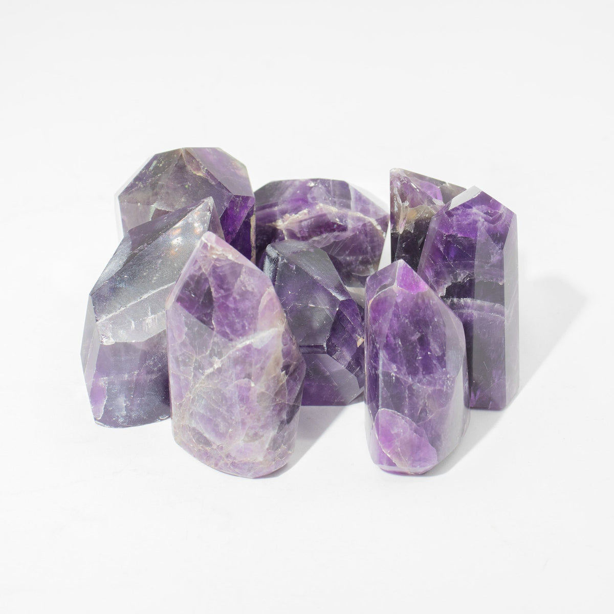 African Amethyst Gemstone Points – Approx. 6cm
