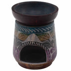 Large Elephant Soapstone Oil Burner – 13 × 10cm
