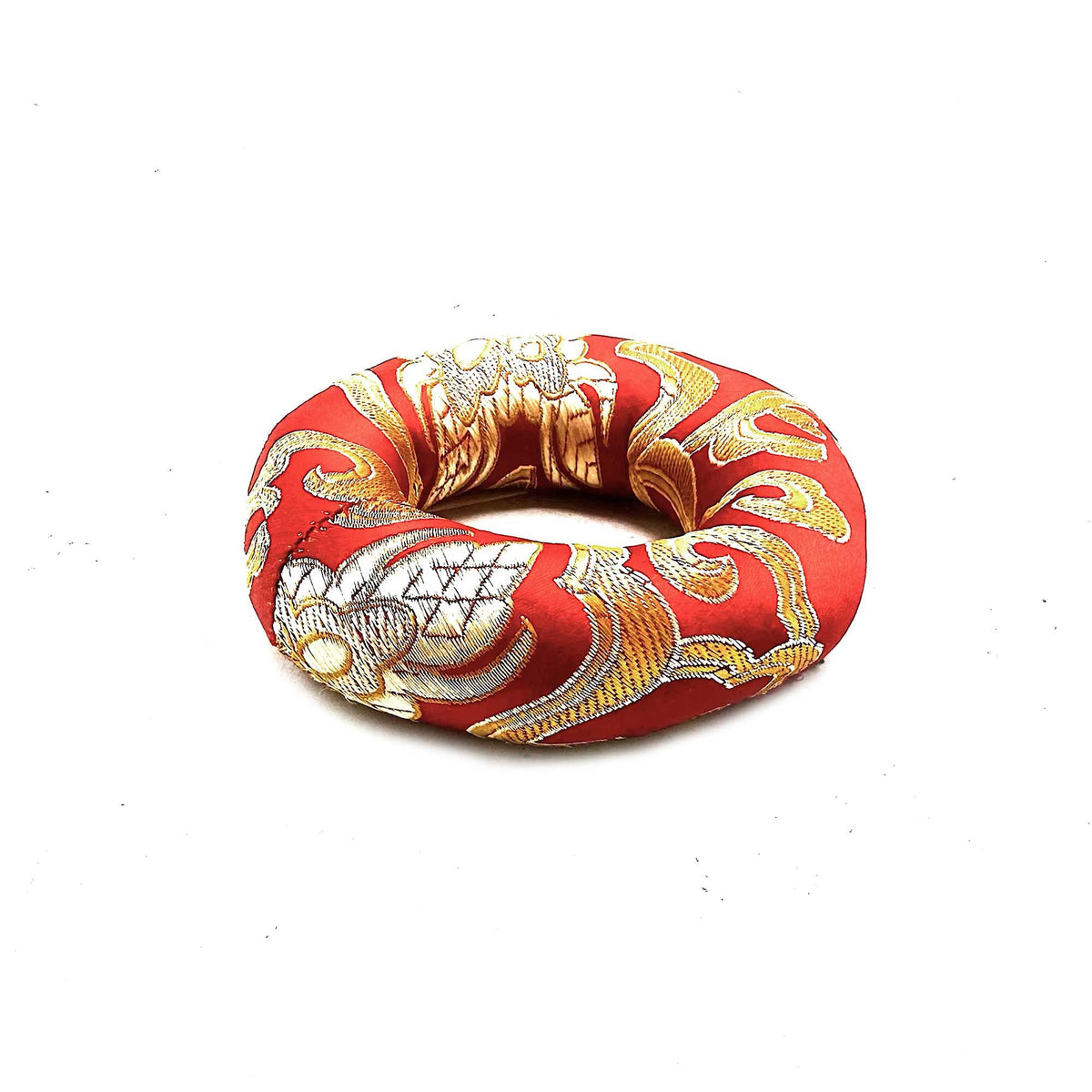 Red Singing Bowl Hoop Cushion for 10–12cm Bowls – 8cm