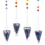 Lapis Orgonite Chakra Pendulum