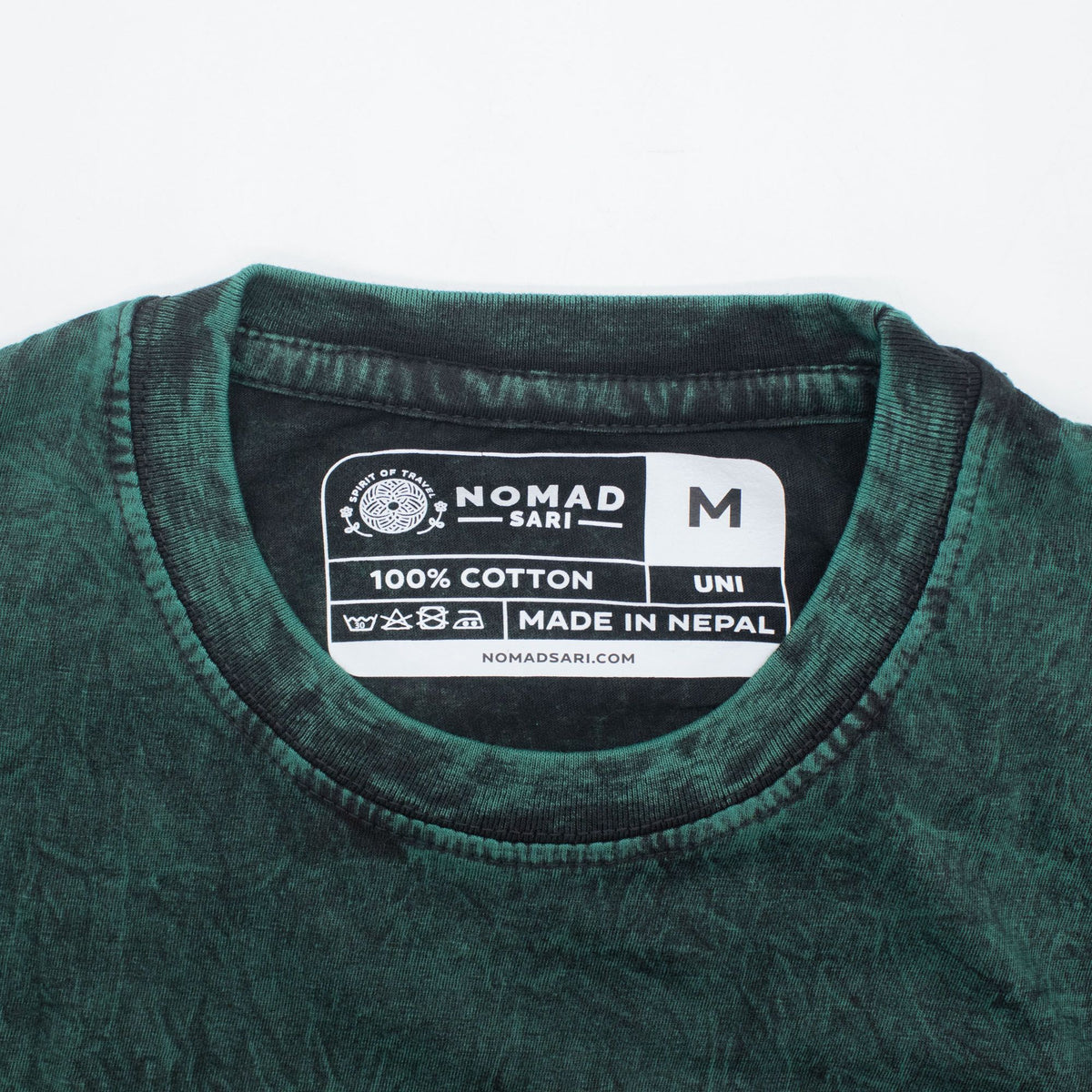 Tree of Life Green Cotton T-Shirt – Medium