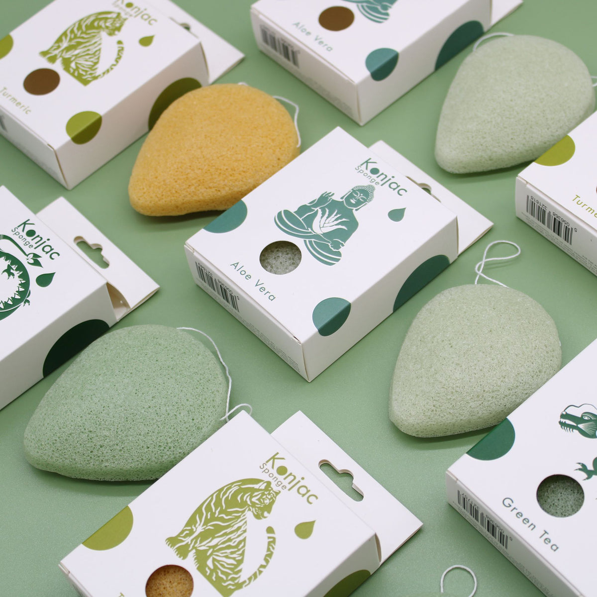 Aloe Vera Konjac Facial Sponge