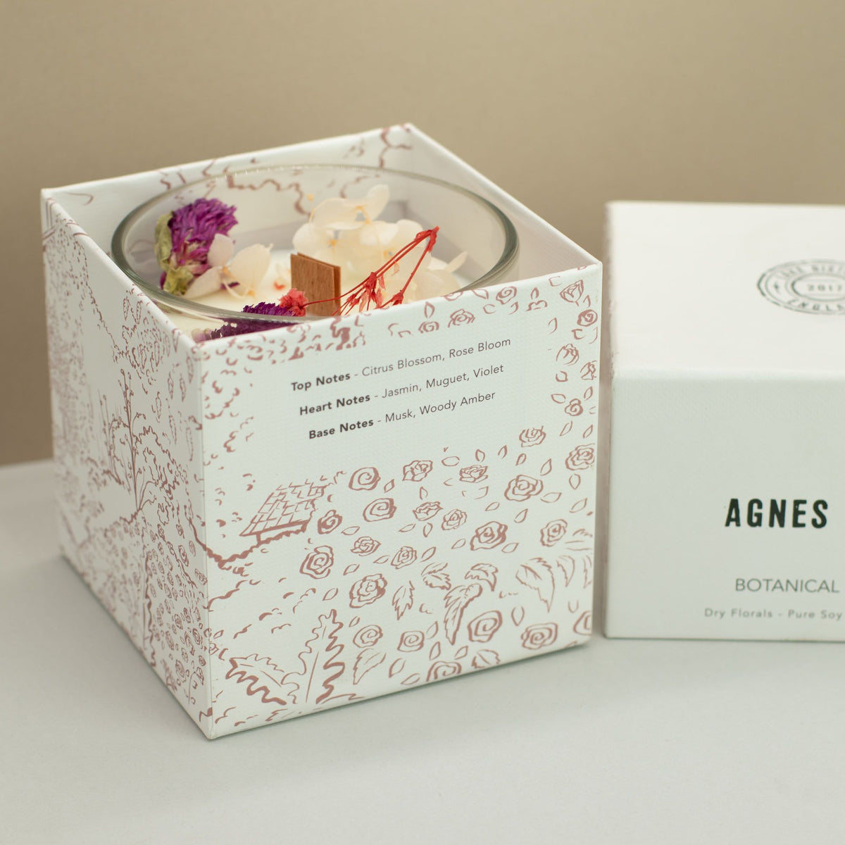Agnes + Cat Roses of Sawrey Botanical Soy Wax Candle