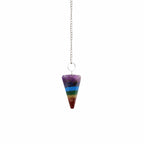 Seven-Slice Chakra Style Pendulum
