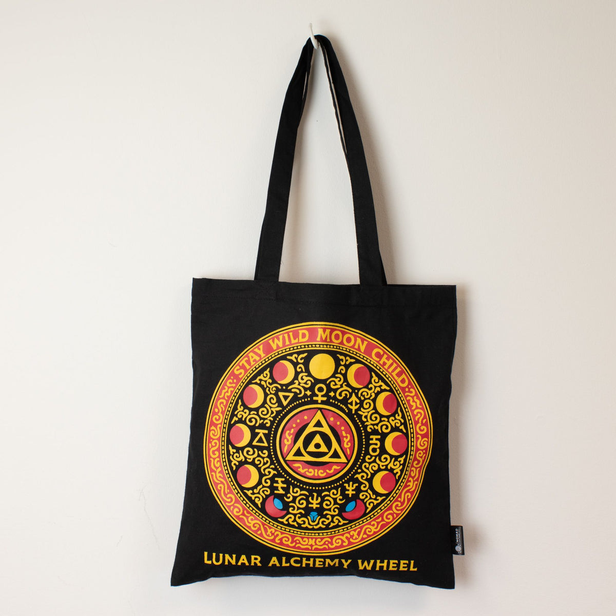 Black Luna Alchemy Wheel Classic Tote Bag