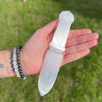 Chakra Selenite Ritual Knife