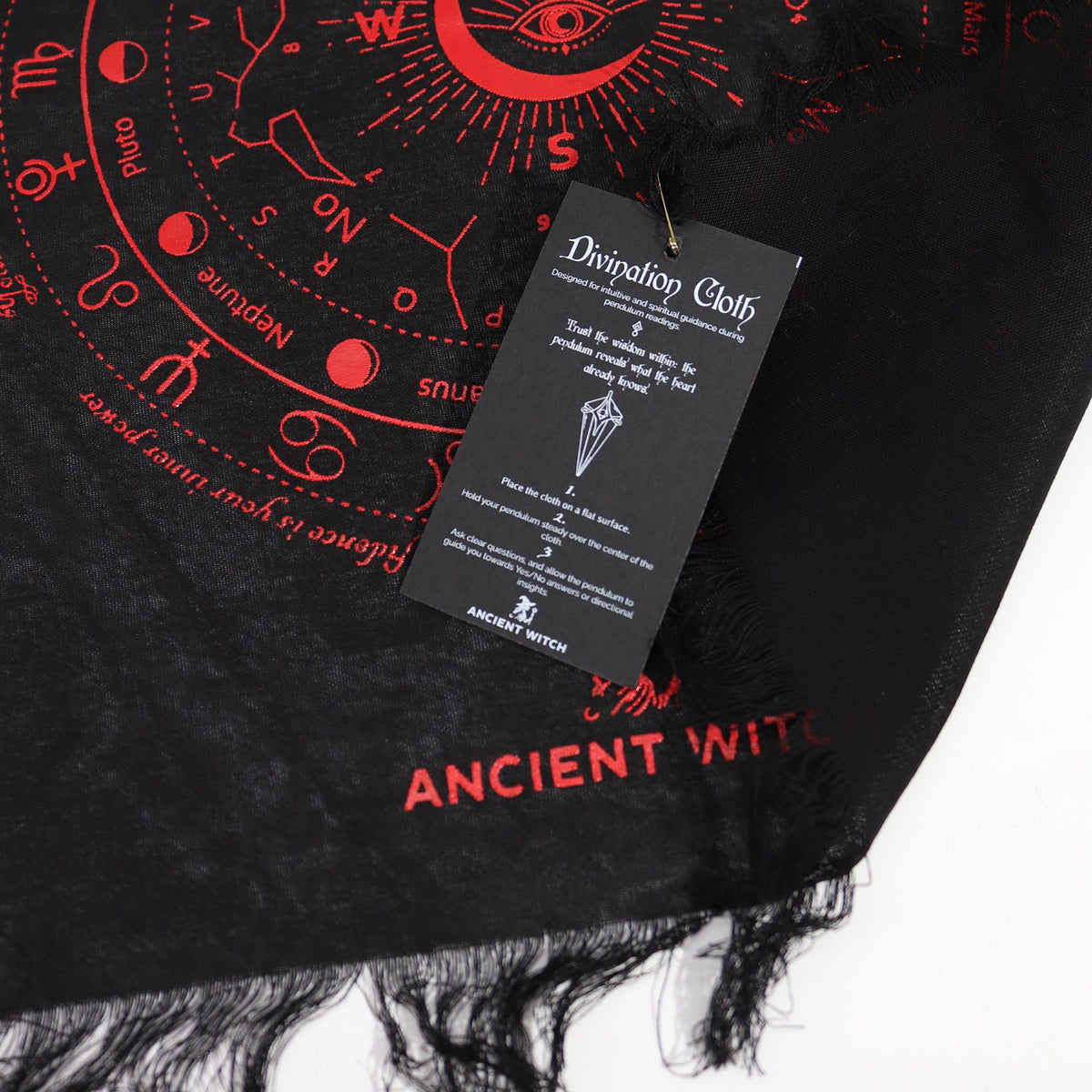 All-Seeing Eye Pendulum Cloth – Black and Red