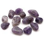 Amethyst Tumble Stones – 12 Medium Stones