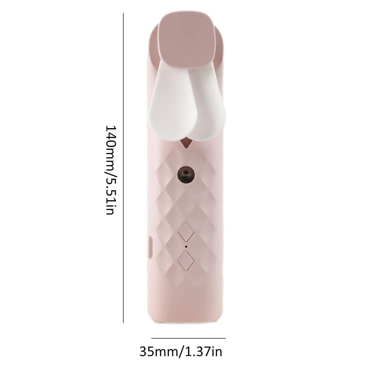 Pink USB Rechargeable Nano Mist Face Fan