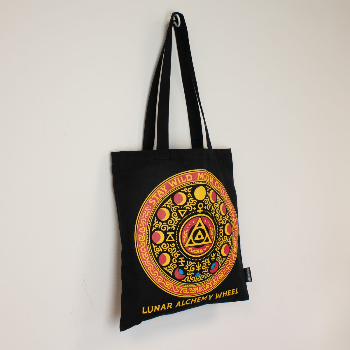 Black Luna Alchemy Wheel Classic Tote Bag