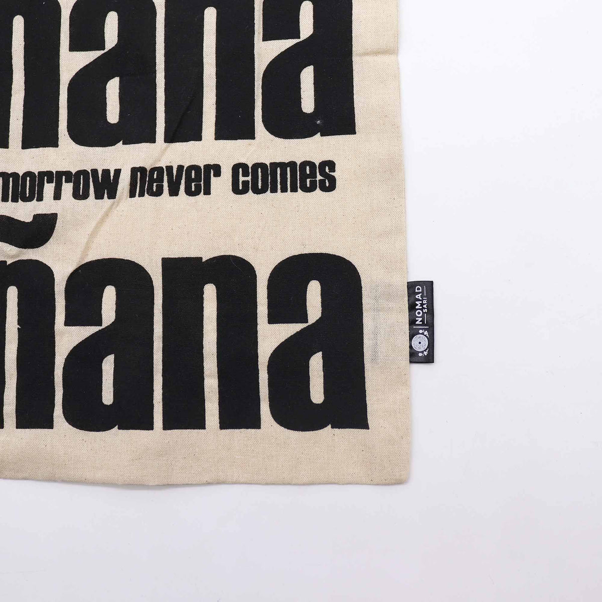 Mañana Mañana Natural Tote Bag – Nomad Sari